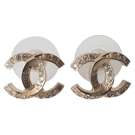 boucles d'oreilles chanel pendantes|boucles d'oreille chanel femme occasion.